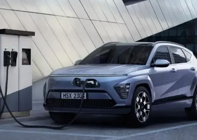 Different front-end design for the electric version.