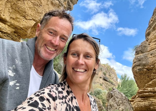 FILE PHOTO: Craig and Lindsay Foreman, a British couple who have been sentenced by Iran to 10 years in prison on charges of espionage, according to their family, pose for a selfie in an unknown location in this undated handout photograph taken in 2024 and obtained by Reuters on February 19, 2026.