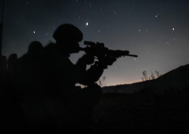 Soldiers from the IDF's 810th "Mountain" Brigade operating along the Lebanon border, published March 24, 2026.