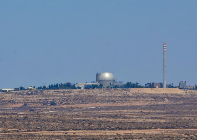 Vista del reactor nuclear de Dimona, en el sur de Israel. 13 de agosto de 2016.