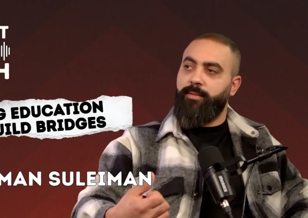 Arab-Israeli educator Suleiman Suleiman advocates shared responsibility and coexistence.