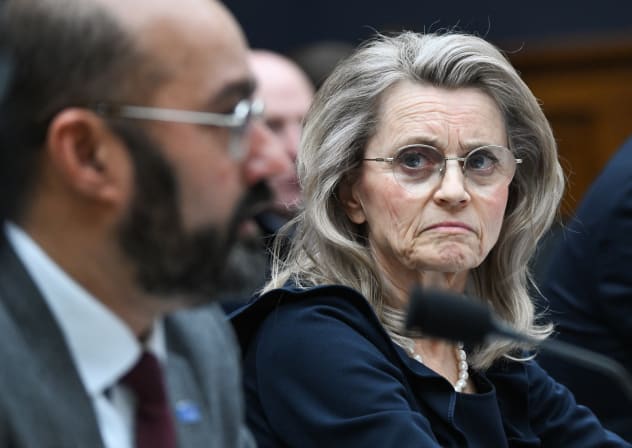 Paivi Rasanen (R), member of the Finnish Parliament, testifies during a House Judiciary Committee hearing on "Europe's Threat to American Speech and Innovation" on Capitol Hill in Washington, DC, on February 4, 2026.