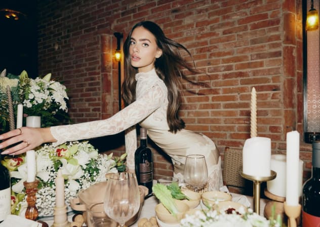 “A Passover collection of flowers and gift sets combining wine, chocolate, and seasonal treats.”