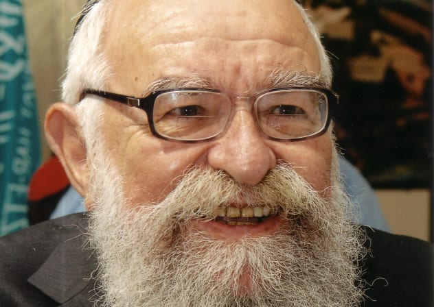 ‘Our revered Rosh Yeshiva Rav Yehuda Amital (pictured 2007) gathered us and shared his experiences from the labor camps during World War II.’