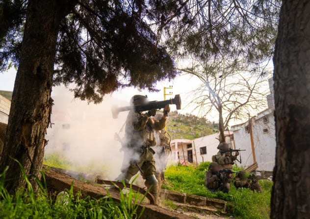 IDF soldiers are seen operating in southern Lebanon, April 1, 2026