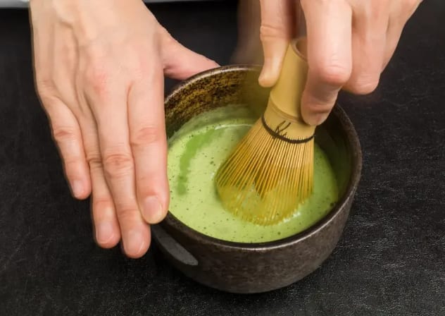 The matcha drink may serve as a greener alternative to coffee
