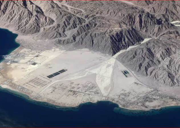 A GENERAL VIEW of the Nuweiba delta.