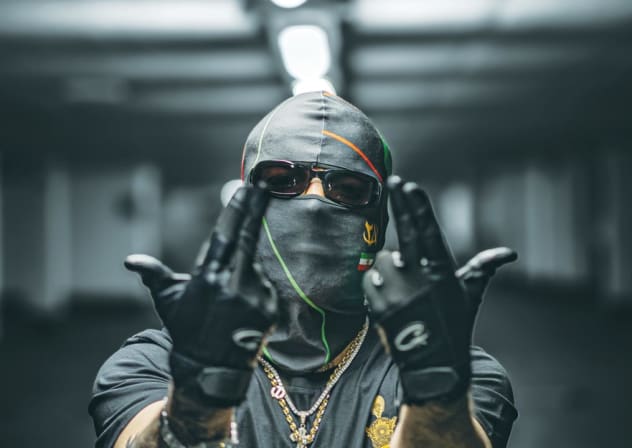 A PRODUCT of two systems: Growing up in Tehran before moving to London, where he became a member of the city’s drill scene, 021kid’s image reflects the fusion at the heart of his music.
