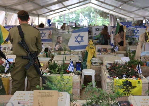 Memorial ceremony on Har Herzl in Jerusalem, Israel. April 19, 2026.