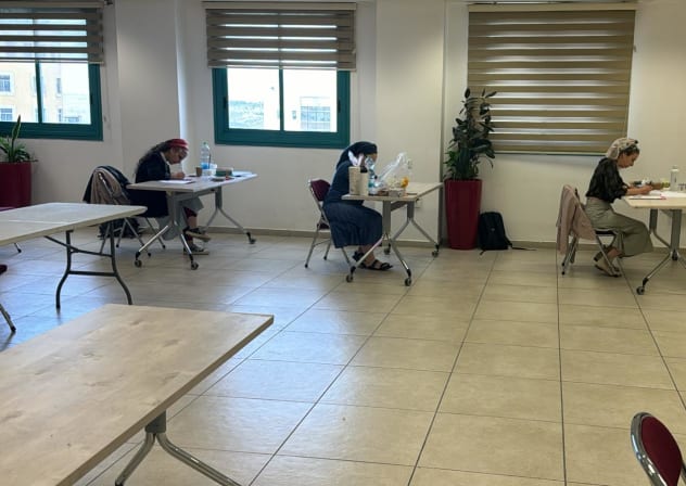 Three women who arrived in the morning to sit the Rabbinate exams finally do so at a four-hour delay, April 27, 2026