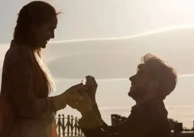 A marriage proposal.