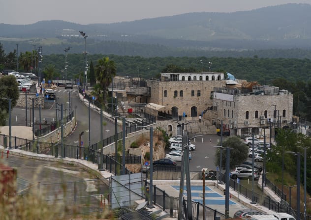 View of the gravesite of Rabbi Shimon Bar Yochai on Mount Meron, northern Israel, May 1, 2024.