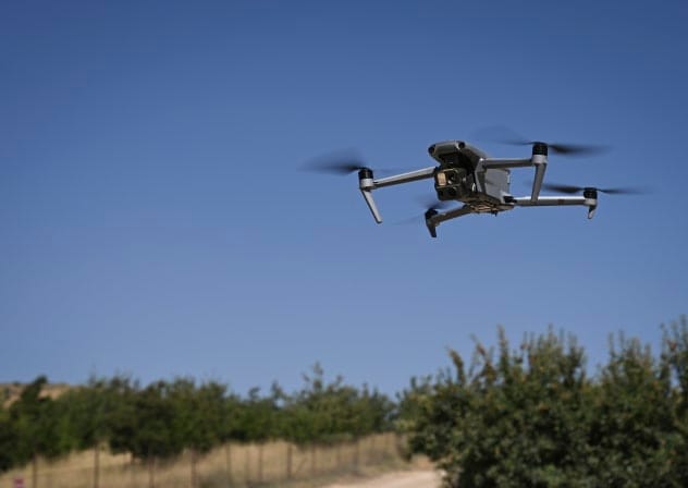 An IDF drone during a training exercise near the Syrian border, northern Golan Heights, June 26, 2025; illustrative.