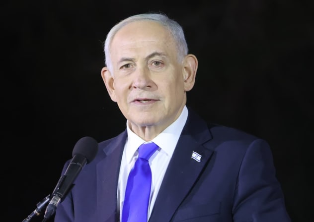 Prime Minister Benjamin Netanyahu speaks at a Jerusalem Day event, May 14, 2026; illustrative.