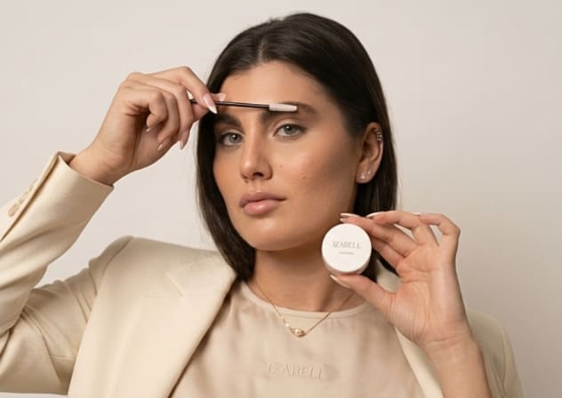 “Izabell’s 3-in-1 Brow Wax delivers full, natural brows in one easy step.”