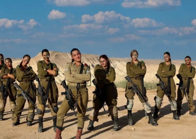 Mujeres soldado de combate de las Fuerzas de Defensa de Israel.
