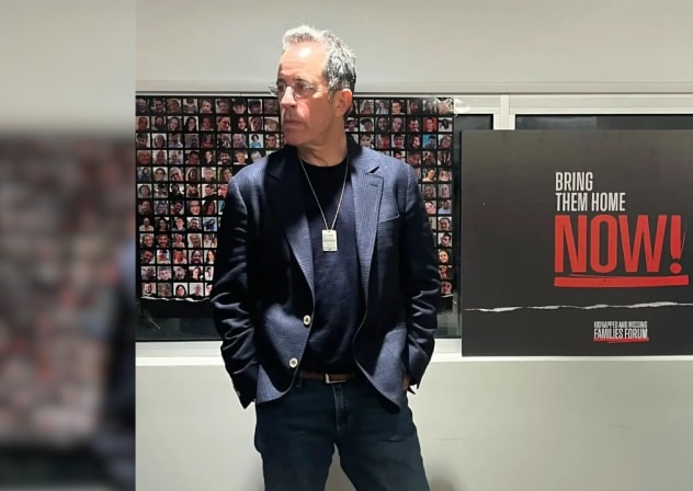  The real Jerry Seinfeld was never the assimilated man his show implied. Seinfeld during his visit to Israel, December 2023.