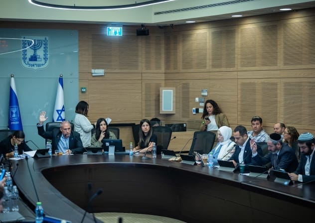 Finance Committee chair MK Hanoch Milwidsky leads a Finance committee meeting at the Knesset, the Israeli parliament in Jerusalem, June 1, 2026.