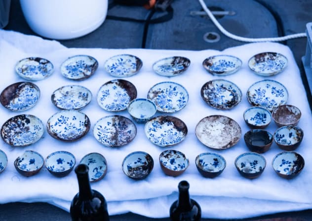 Chinese porcelain discovered in 18th century shipwreck in Norway, June 3, 2026.