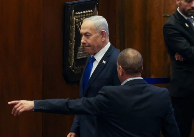 Israeli Prime Minister Benjamin Netanyahu attends a vote to elect Israel's next state comptroller at the Knesset, Israel's parliament, in Jerusalem, June 3, 2026. 
