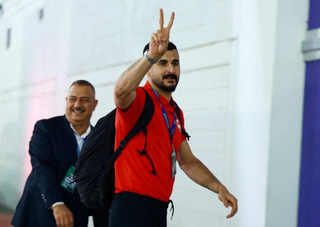  Soccer Football - FIFA World Cup - Inter-Confederation Playoffs - Final - Iraq v Bolivia - Estadio Monterrey, Monterrey, Mexico - March 31, 2026 Iraq's Aymen Hussein arrives before the match.