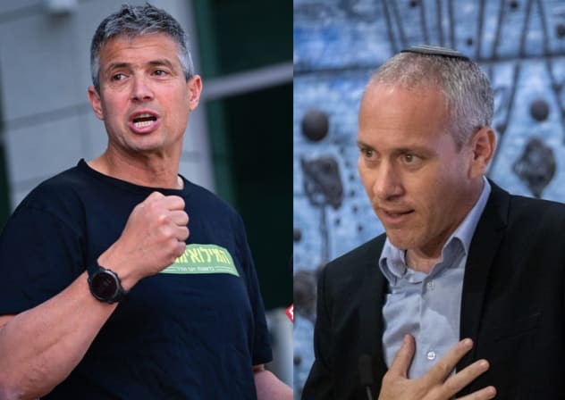 Yoaz Hendel (L), Chili Tropper.