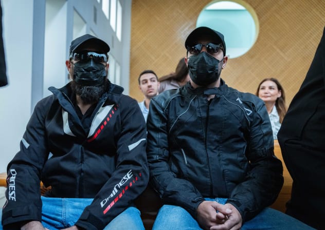 Force 100 members arrive for a court hearing on petitions against the appointment of retired judge Yosef Ben-Hamo, at the Supreme Court in Jerusalem, November 27, 2025.