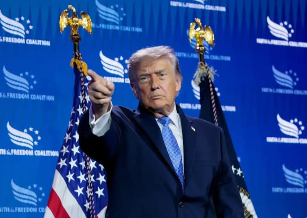 The United States President Donald Trump
