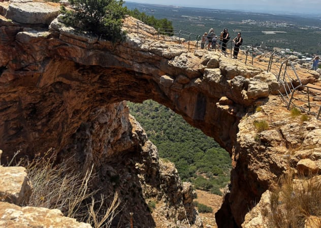 The Keshet cave in northern Israel as seen on July 11, 2026. 