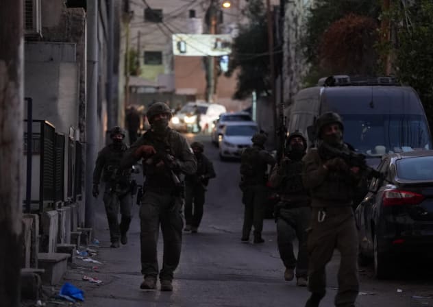 Israel police conducting an operation, July 13, 2026.