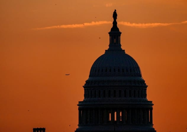A view of the dome of the US Capitol, March 2, 2026; illustrative.