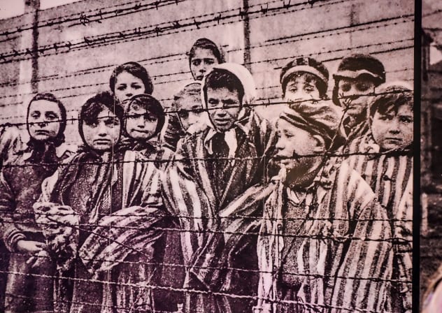 In the decades after the Holocaust, the shame of images of Auschwitz played a significant role in the easing of direct threats on Jews, including acts of violence. 