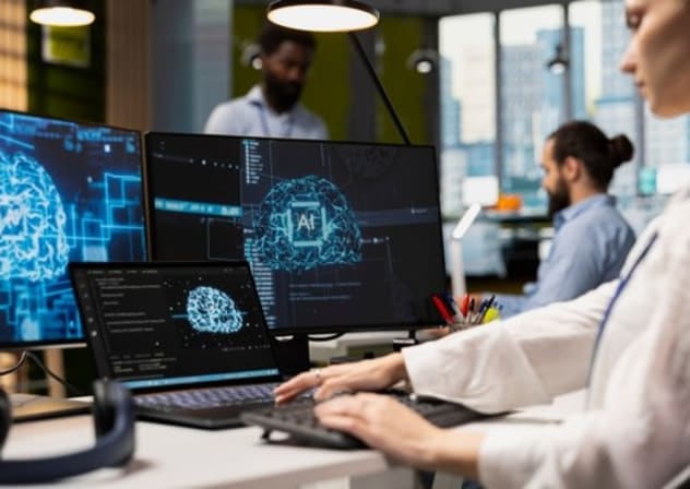 Illustration: Using AI at work