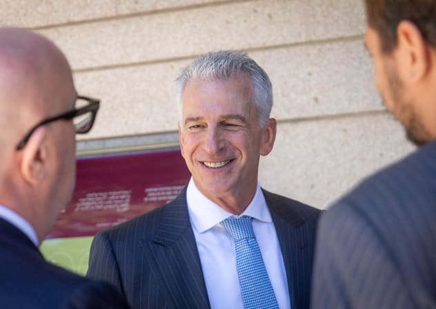 Former Mossad Director David Barnea attends an event at the President’s Residence in Jerusalem, June 14, 2026.