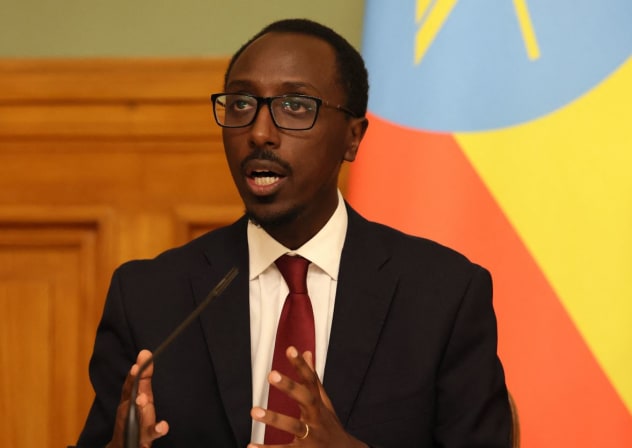 Ethiopian Foreign Minister Gedion Timothewos.