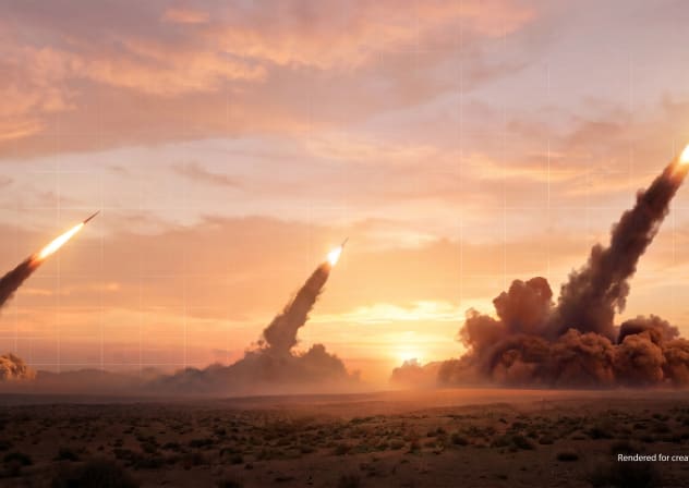 An illustration of Lockheed Martin’s newly announced Strigo defense system.