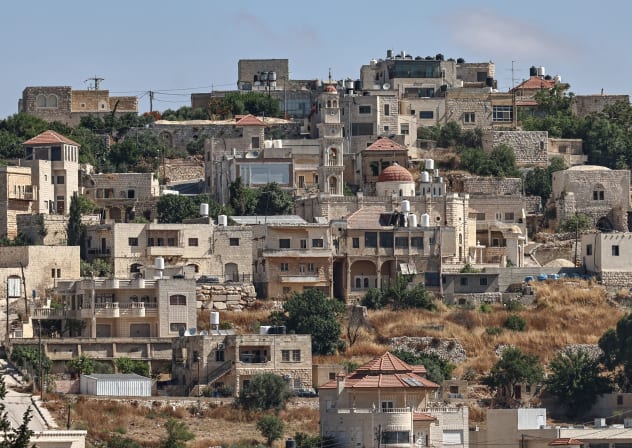 This picture taken on June 22, 2026 shows a general view of the Palestinian Christian town of Taybeh, northeast of the city of Ramallah in the West Bank.