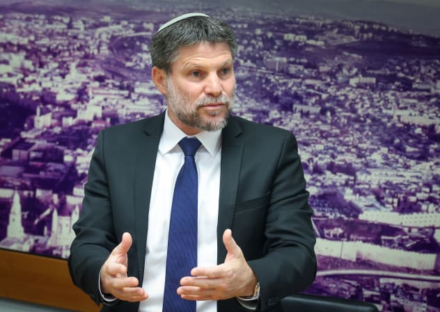 Finance Minister Bezalel Smotrich