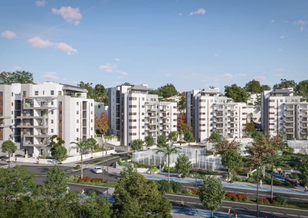 Aderet project in Jerusalem by Ram Aderet Group and Saleet in the Givat Hamatos neighborhood.