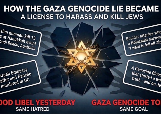 How the Gaza Genocide Lie Became a License to Harass and Kill Jews