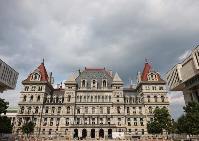 The New York State Capitol is seen on August 11, 2021 in Albany, New York; Illustrative.