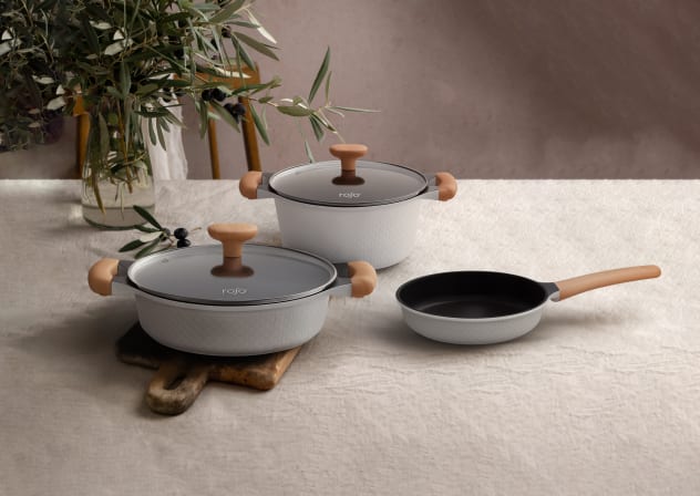 Roso’s festive cookware blends fashion, functionality, and holiday style.