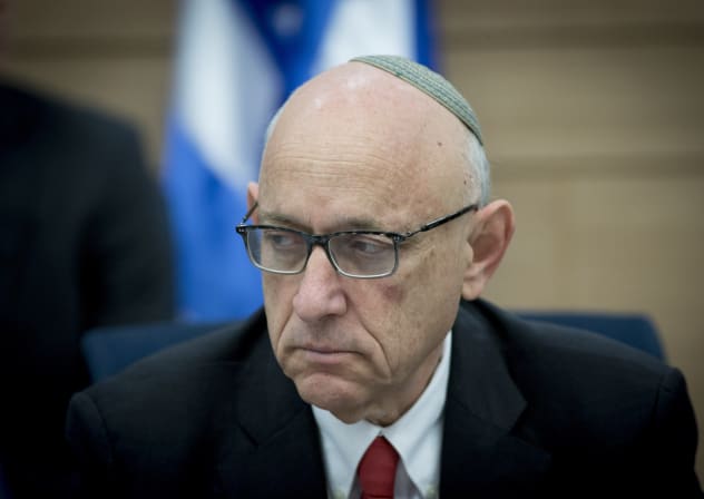 Jacob Nagel, national security adviser in the Israeli prime minister's office attends a Defense and Foreign Affairs Committee meeting at the Knesset, on March 8, 2017.