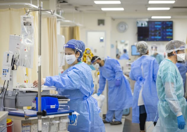 Doctors at Shaare Zedek in Jerusalem; illustrative. 