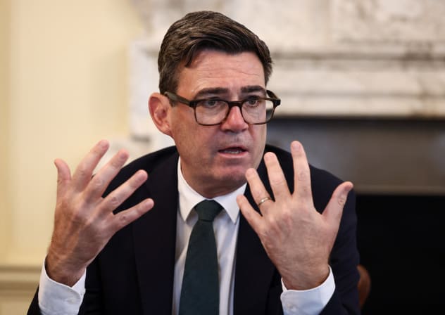 British Prime Minister Andy Burnham speaks during a meeting with Jewish community leaders in Downing Street, in London, Britain, September 3, 2026