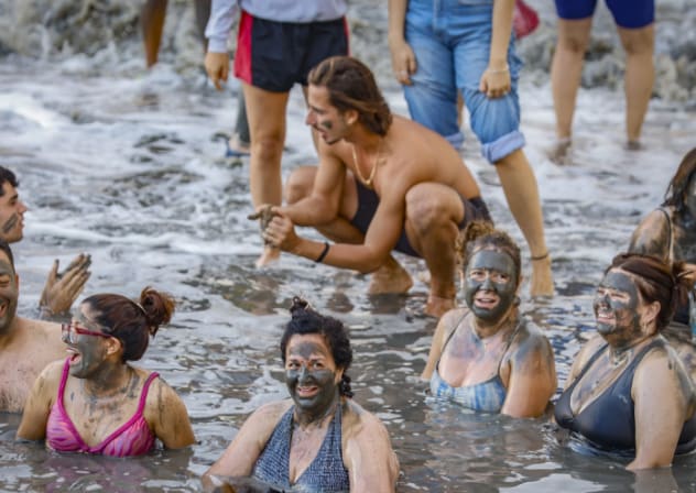 Tourists visiting the Dead Sea last year.