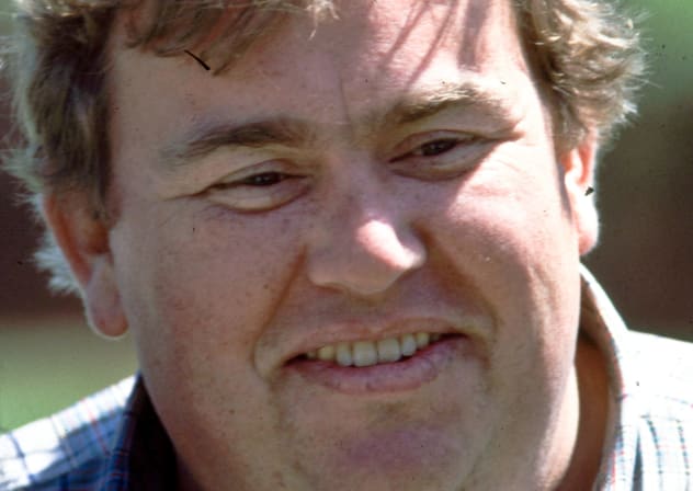 Canadian actor and comedian John Candy (1950 - 1994), circa 1990.