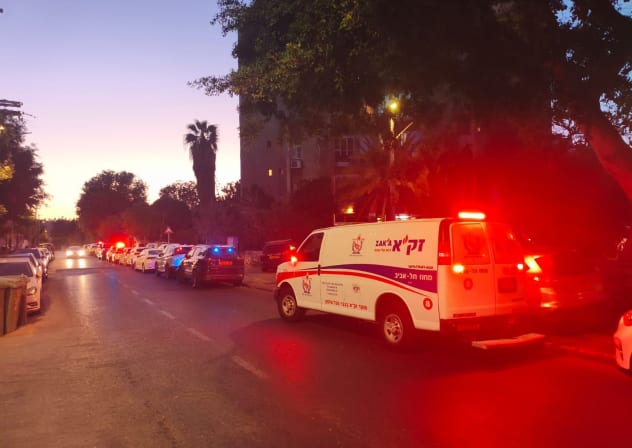 ZAKA first responders arrive at the scene of a fatal shooting in Jaffa, September 15, 2026.