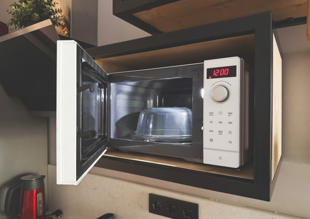 THE MICROWAVE is usually a good option.