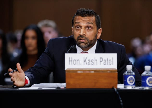 FBI Director Kash Patel testifies before a Senate Judiciary Committee hearing on oversight of the Federal Bureau of Investigation, on Capitol Hill in Washington, DC, US, September 15, 2026. 